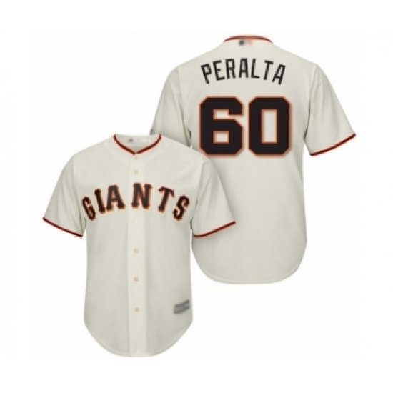 Youth San Francisco Giants #60 Wandy Peralta Authentic Cream Home Cool Base Baseball Player Jersey - Ujersey