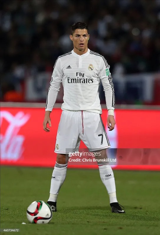 Real Madrid Retro Jersey Home Long Sleeve Soccer Shirt 2014/15