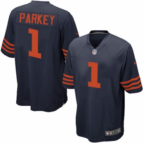 Men's Nike Chicago Bears #1 Cody Parkey Game Navy Blue Alternate NFL Jersey - Ujersey