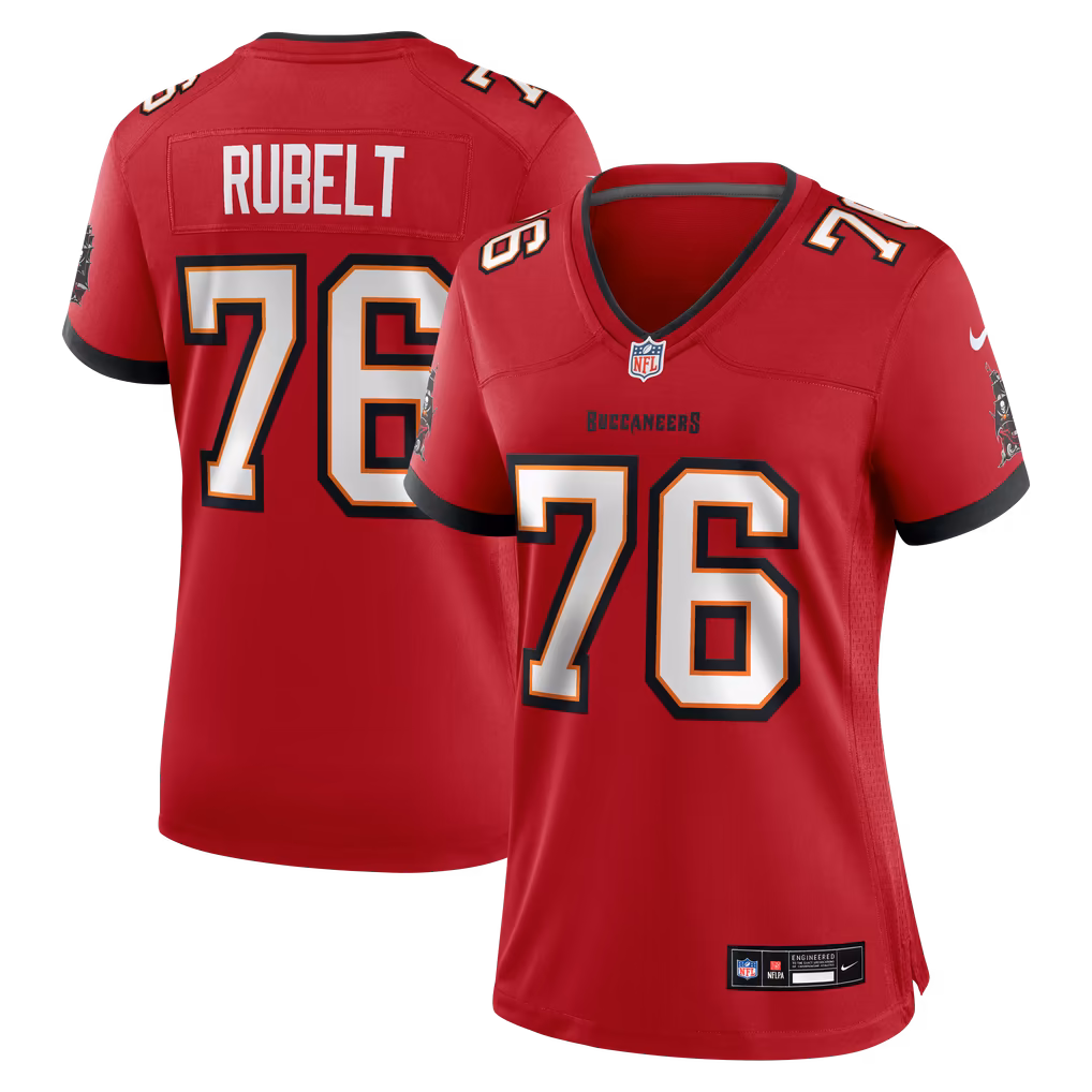 Women's Tampa Bay Buccaneers Paul Rubelt Nike Red Team Game Jersey