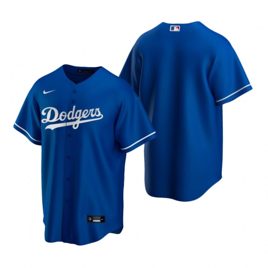 Men's Nike Los Angeles Dodgers Blank Royal Alternate Stitched Baseball Jersey - Ujersey