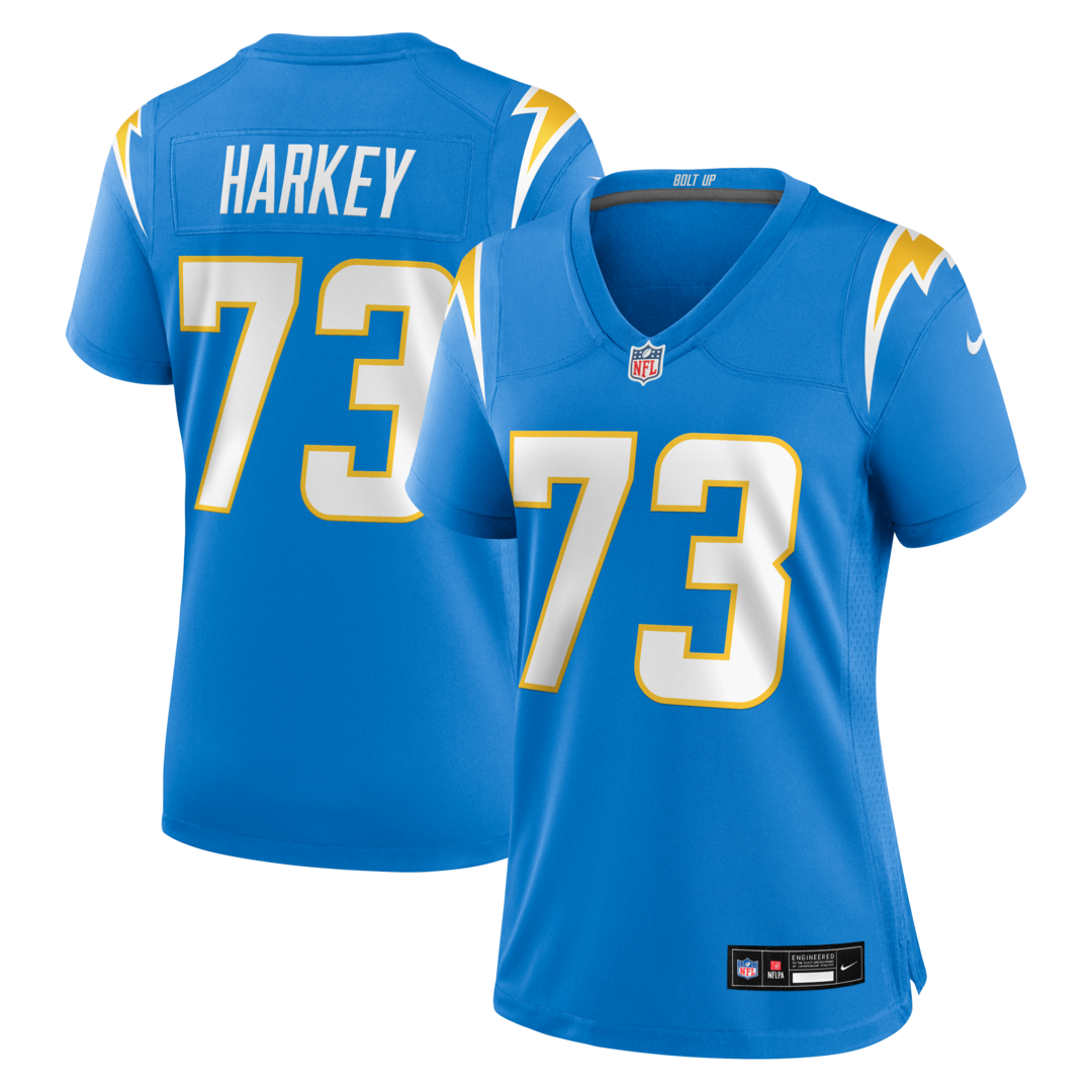 Women's Los Angeles Chargers Alex Harkey Nike Powder Blue Team Game Jersey - U-jersey