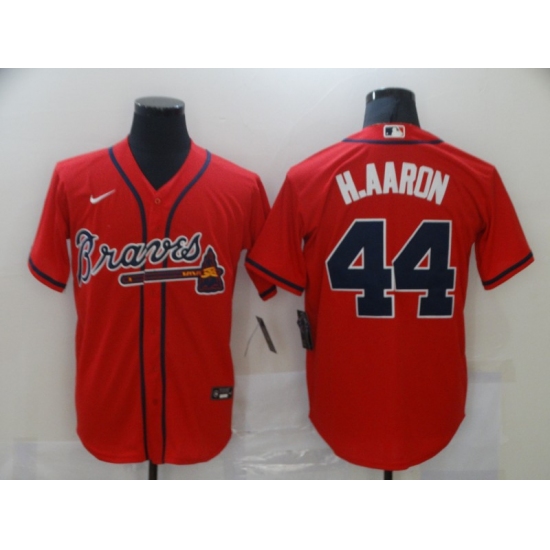 Men's Majestic Atlanta Braves #44 Hank Aaron Nike Rde Jersey - Ujersey