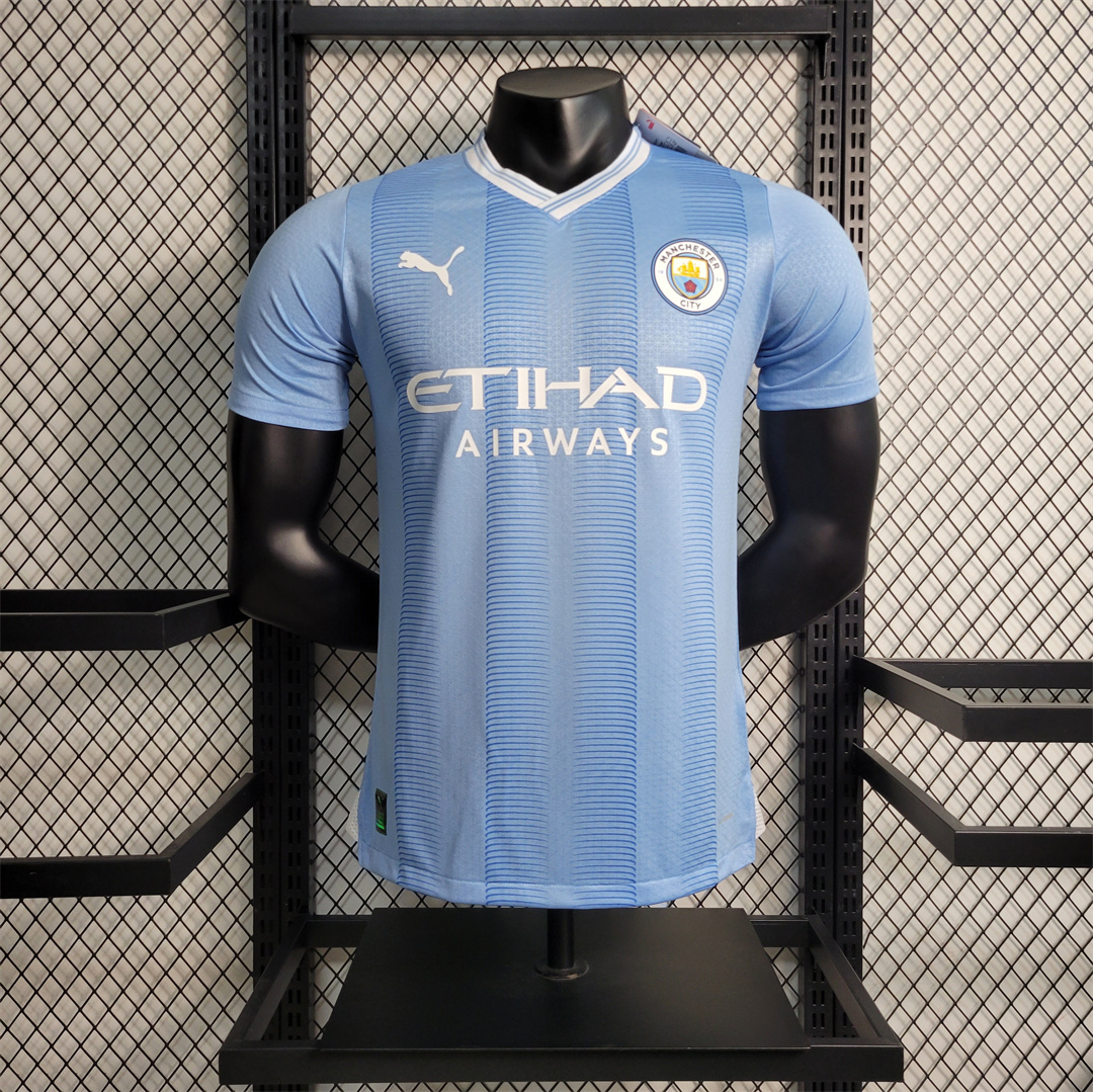 Manchester City Football Jersey Home Shirt 2023/24 - Ujersey NHL
