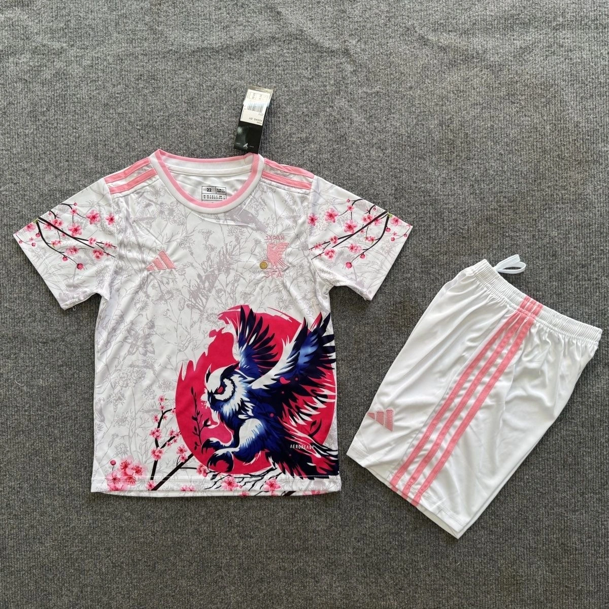Japan Soccer Jersey Owl Special Edition Kids Kit Jersey+Shorts 2025 - Ujersey NHL