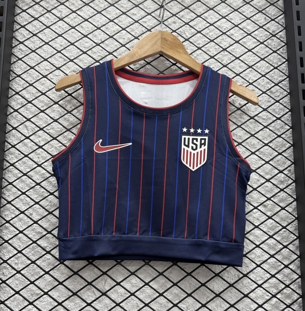 USA Soccer Jersey Away Women's Vest 2025 - U-jersey