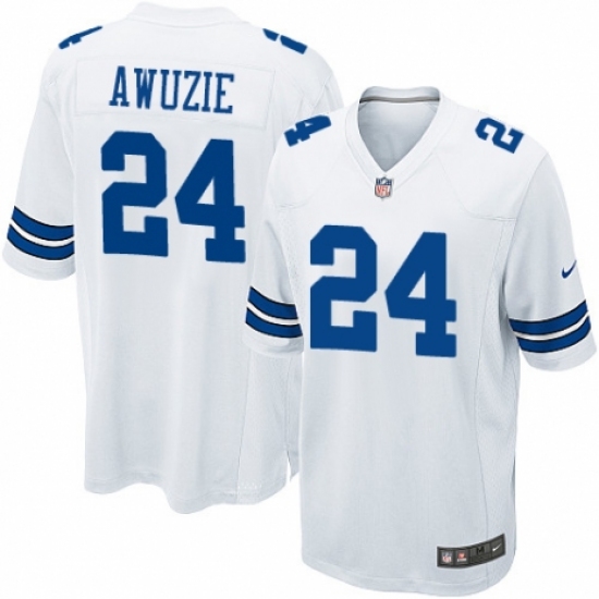 Men's Nike Dallas Cowboys #24 Chidobe Awuzie Game White NFL Jersey - Ujersey