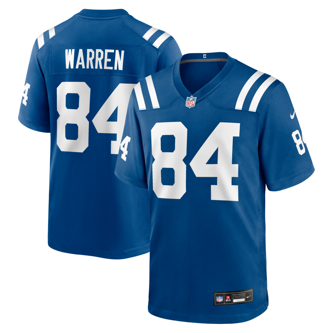 Men's Indianapolis Colts Tyler Warren Nike Royal Team Game Jersey