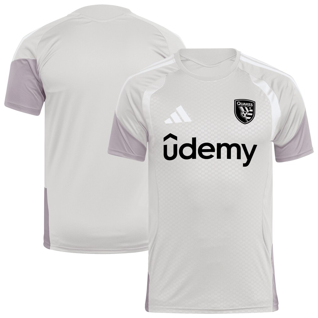 Men's San Jose Earthquakes Silver 2026 Competition Training Jersey - Ujersey