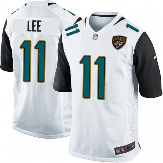 Men's Nike Jacksonville Jaguars #11 Marqise Lee Game White NFL Jersey - Ujersey