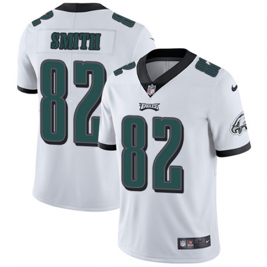 Youth Nike Philadelphia Eagles #82 Torrey Smith White Vapor Untouchable Limited Player NFL Jersey - Ujersey