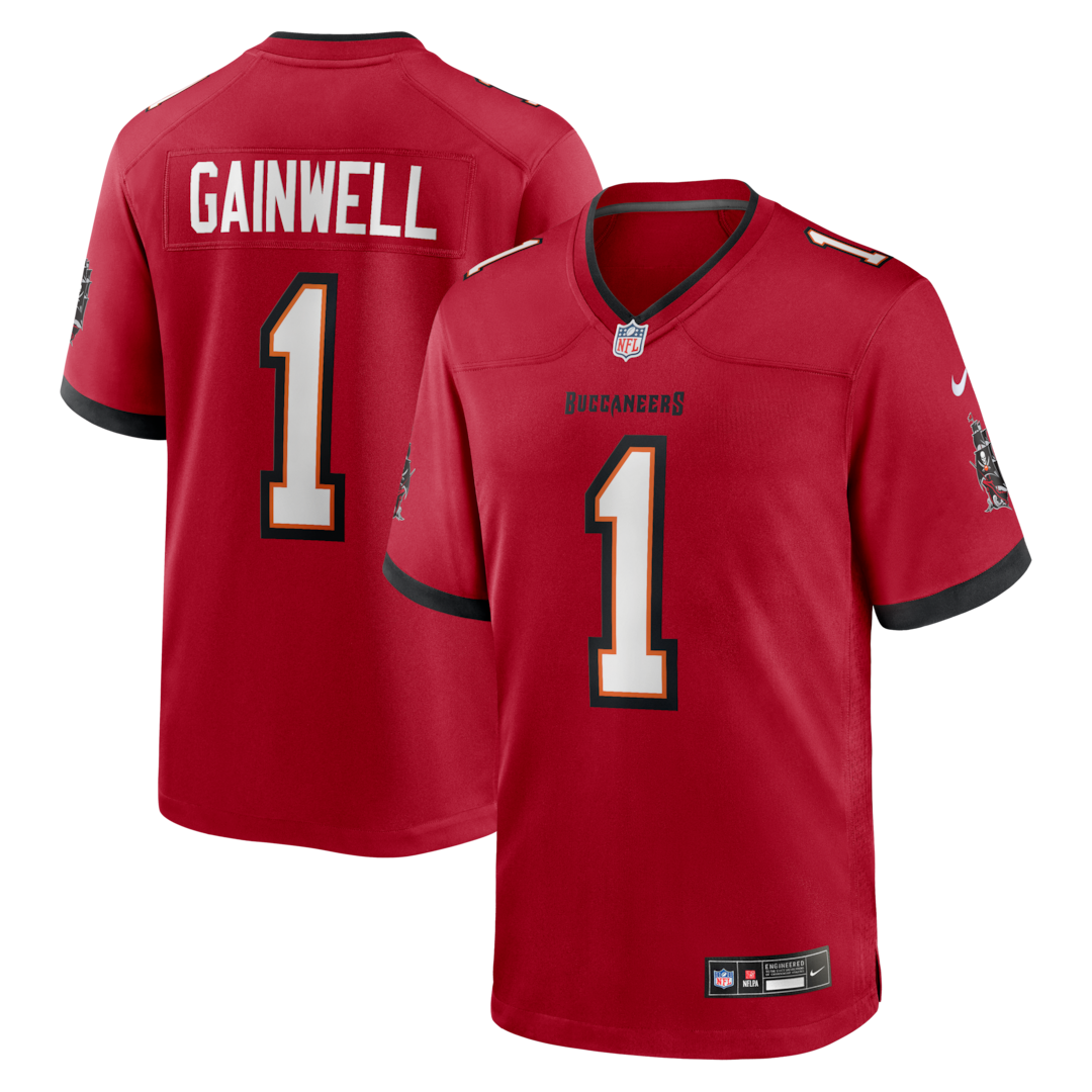 Men's Tampa Bay Buccaneers Kenneth Gainwell Nike Red Team Game Jersey