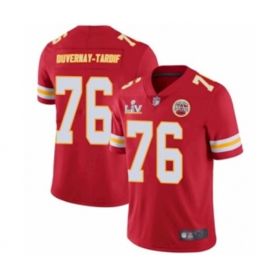 Youth Kansas City Chiefs #76 Laurent Duvernay-Tardif Super Bowl LV Jersey - Ujersey
