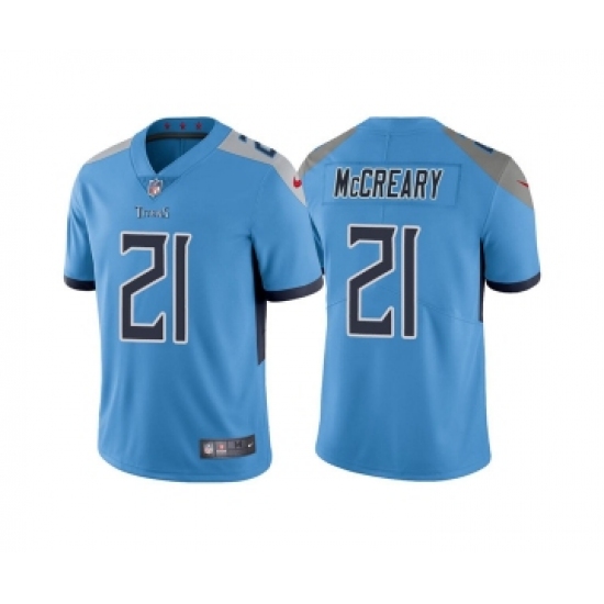Men's Tennessee Titans #21 Roger McCreary Blue Vapor Untouchable Stitched Jersey - Ujersey