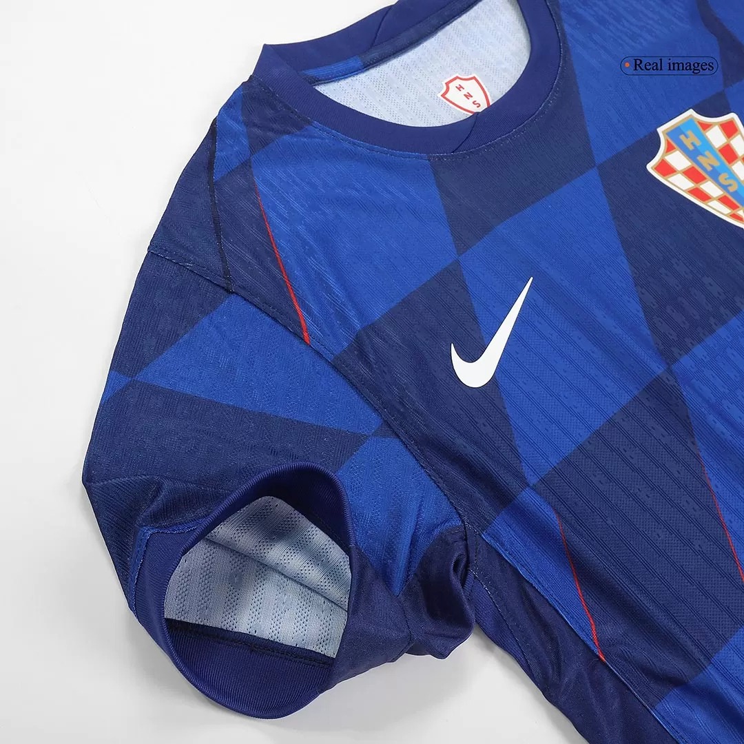 Croatia Soccer Jersey Away Shirt EURO 2024 - Ujersey NHL