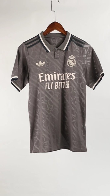 Real Madrid Soccer Jersey Third Away Custom Shirt 2024/25 - ujerseystore