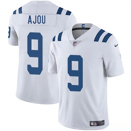 Men's Indianapolis Colts #9 Ajou Ajou White 2025 Vapor Limited Football Stitched Jersey - Ujersey