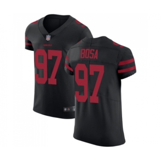 Men's San Francisco 49ers #97 Nick Bosa Black Alternate Vapor Untouchable Elite Player Football Jersey - Ujersey