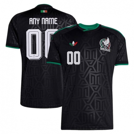Men's Mexico Custom Black 2026 Soccer Jersey Suit - Ujersey
