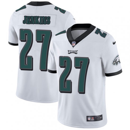 Men's Nike Philadelphia Eagles #27 Malcolm Jenkins White Vapor Untouchable Limited Player NFL Jersey - Ujersey