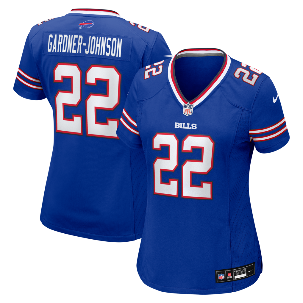 Women's Buffalo Bills Chauncey Gardner-Johnson Nike Royal Team Game Jersey - Ujersey