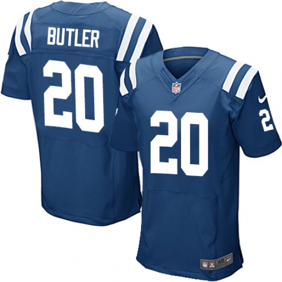 Men's Nike Indianapolis Colts #20 Darius Butler Elite Royal Blue Team Color NFL Jersey - Ujersey