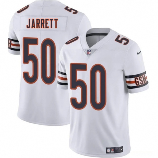 Men's Chicago Bears #50 Grady Jarrett White 2025 Vapor Football Stitched Jersey - Ujersey