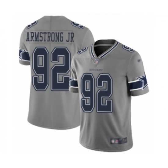 Women's Dallas Cowboys #92 Dorance Armstrong Jr. Limited Gray Inverted Legend Football Jersey - Ujersey