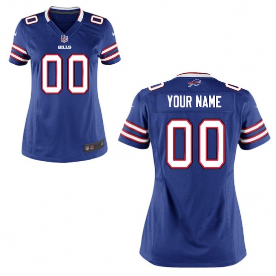 Women's Buffalo Bills Nike Royal Blue Custom Game Jersey