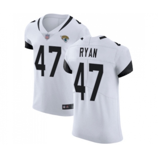 Men's Jacksonville Jaguars #47 Jake Ryan White Vapor Untouchable Elite Player Football Jersey - Ujersey