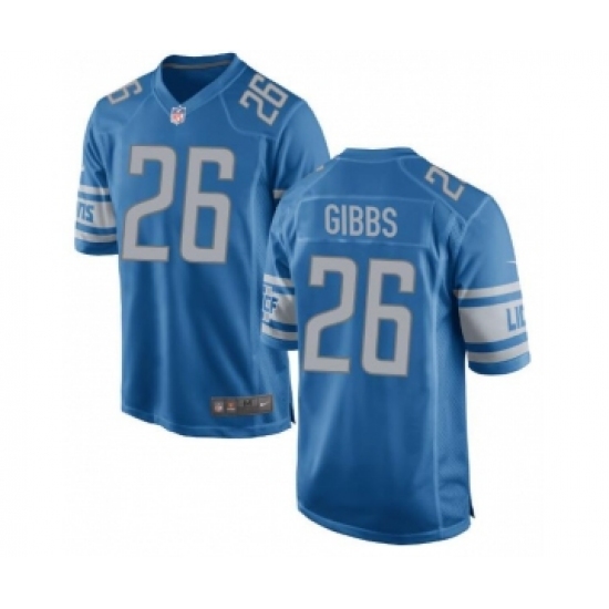 Men's Nike Detroit Lions #26 Jahmyr Gibbs Blue Official Game Jersey - Ujersey