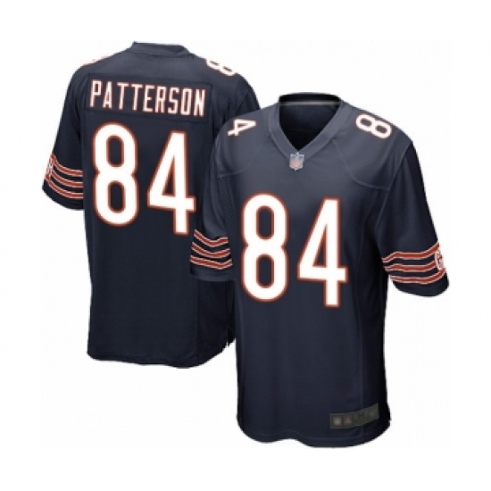 Men's Chicago Bears #84 Cordarrelle Patterson Game Navy Blue Team Color Football Jersey - Ujersey