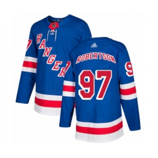 Youth New York Rangers #97 Matthew Robertson Authentic Royal Blue Home Hockey Jersey - Ujersey