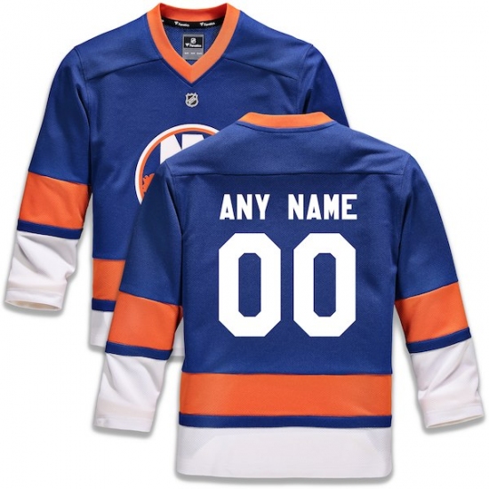 Youth New York Islanders Fanatics Branded Blue Home Replica Custom Jersey - Ujersey