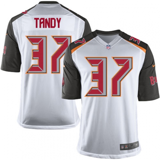 Men's Nike Tampa Bay Buccaneers #37 Keith Tandy Game White NFL Jersey - Ujersey