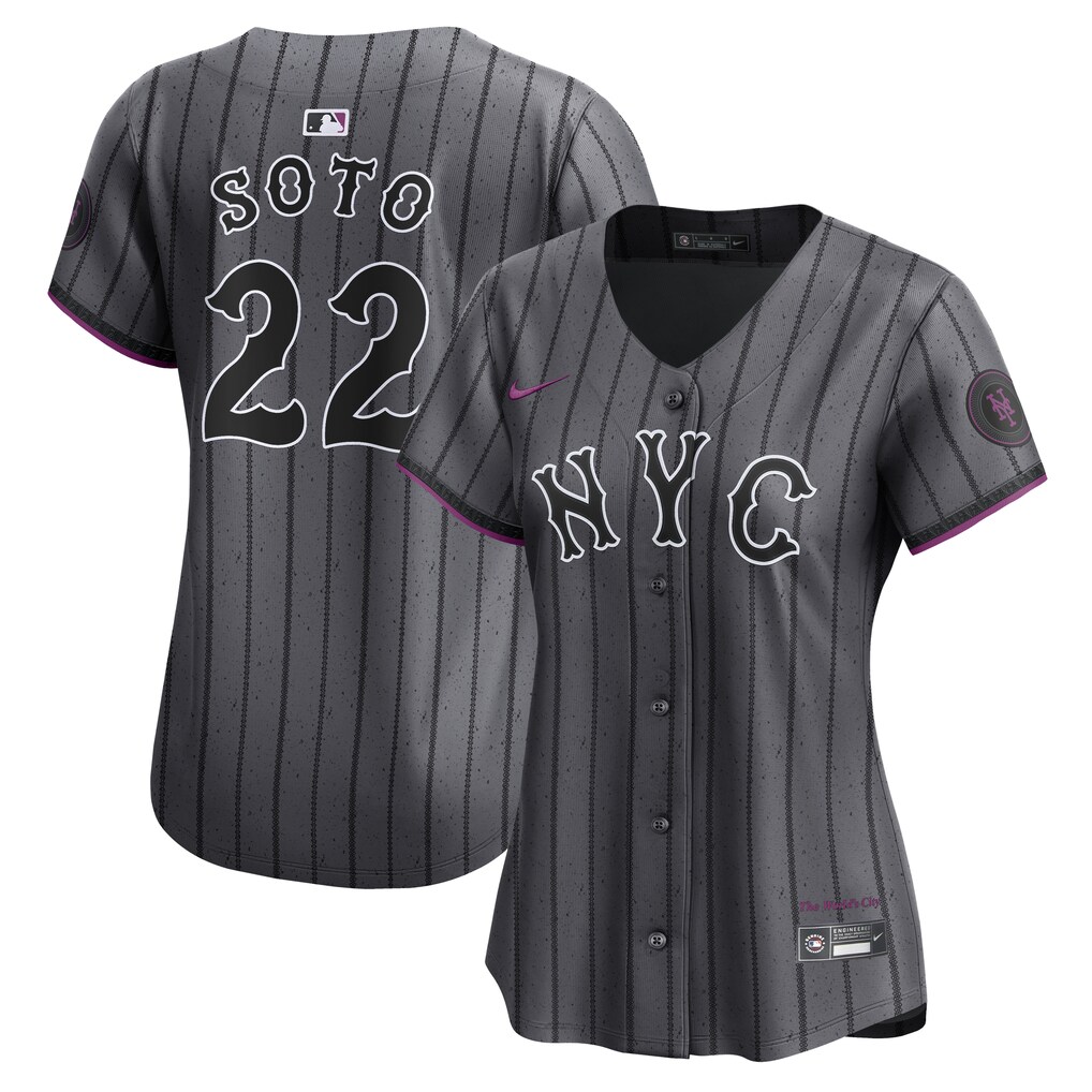 Women's New York Mets Juan Soto Nike Gray City Connect Limited Jersey - Ujersey
