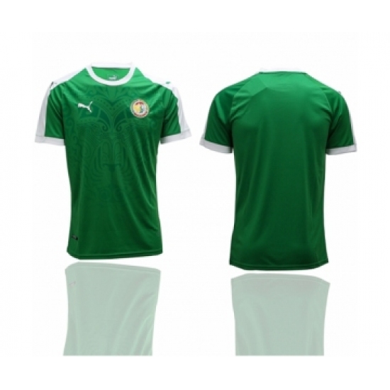 Senegal Blank Home Soccer Country Jersey