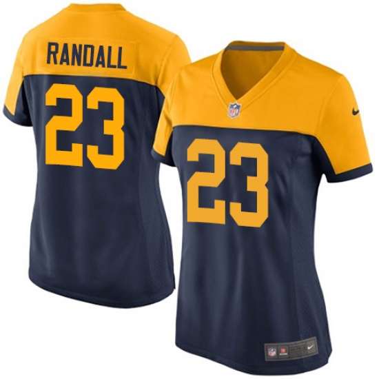 Women's Nike Green Bay Packers #23 Damarious Randall Game Navy Blue Alternate NFL Jersey - Ujersey