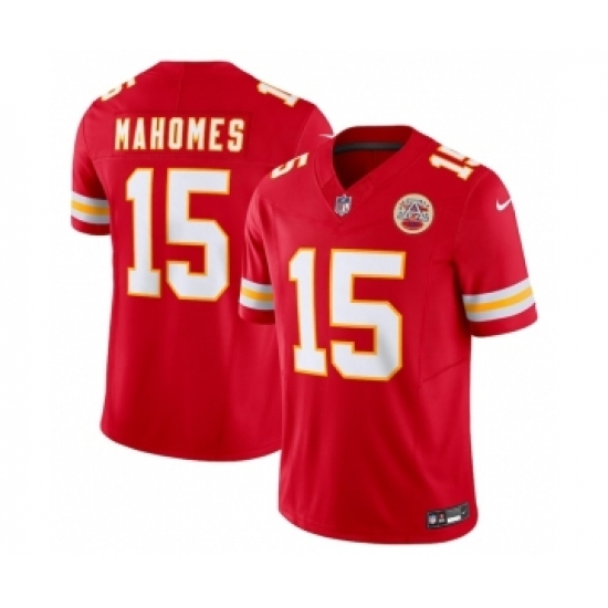 Men's Kansas City Chiefs #15 Patrick Mahomes Red 2023 F.U.S.E. Vapor Untouchable Limited Stitched Jerseys - Ujersey