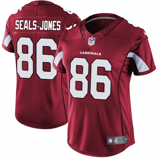 Women Nike Arizona Cardinals #86 Ricky Seals-Jones Red Team Color Vapor Untouchable Limited Player NFL Jersey - Ujersey