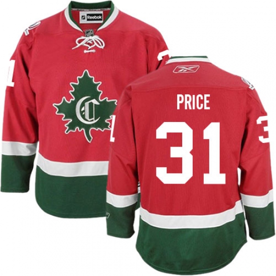Women's Reebok Montreal Canadiens #31 Carey Price Authentic Red New CD NHL Jersey - Ujersey