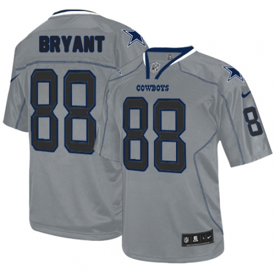Men's Nike Dallas Cowboys #88 Dez Bryant Elite Lights Out Grey NFL Jersey - Ujersey