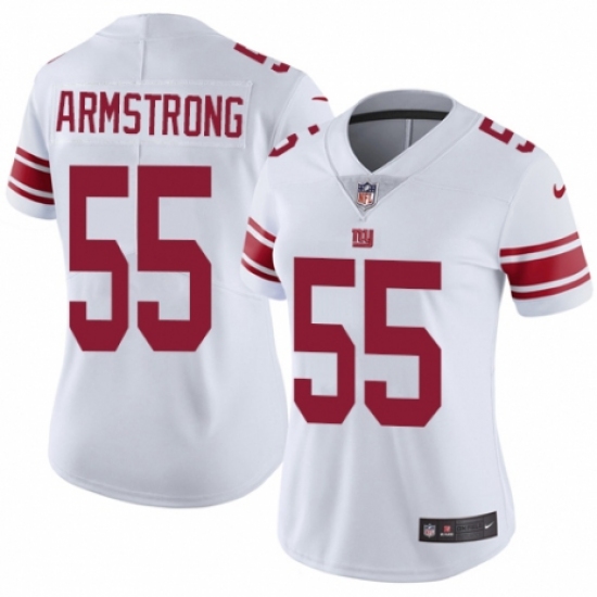 Women's Nike New York Giants #55 Ray-Ray Armstrong White Vapor Untouchable Elite Player NFL Jersey - Ujersey