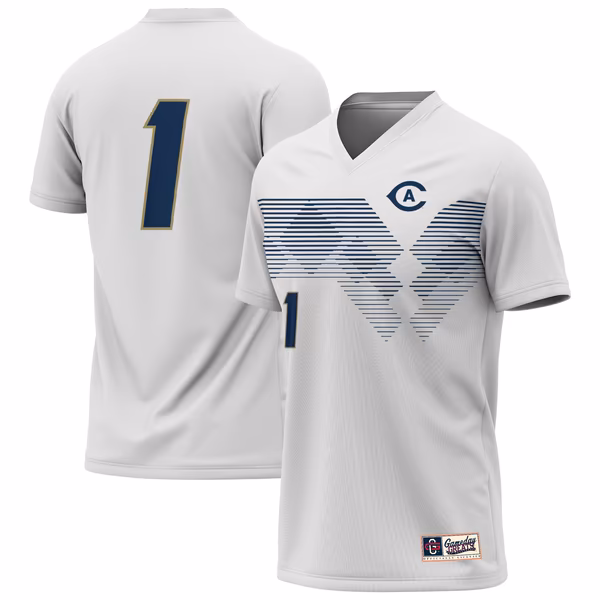 Unisex GameDay Greats White UC Davis Aggies Lightweight Collegiate Soccer Fashion Jersey - U-jersey