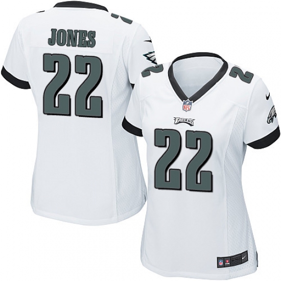 Women's Nike Philadelphia Eagles #22 Sidney Jones Game White NFL Jersey - Ujersey