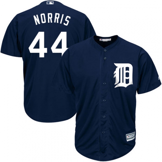 Men's Majestic Detroit Tigers #44 Daniel Norris Replica Navy Blue Alternate Cool Base MLB Jersey - Ujersey
