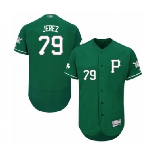 Men's Pittsburgh Pirates #79 Williams Jerez Green Celtic Flexbase Authentic Collection Baseball Player Jersey - Ujersey