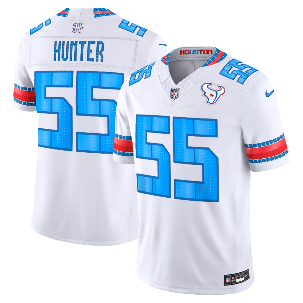 Men's Houston Texans Danielle Hunter Nike White 2026 Rivalries Collection Stitched Limited Jersey - Ujersey