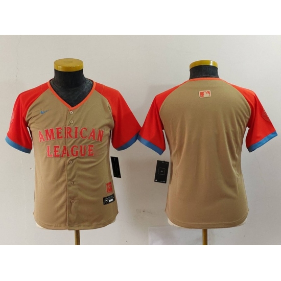 Youth American League Cream 2024 All Star Limited Stitched Jersey
