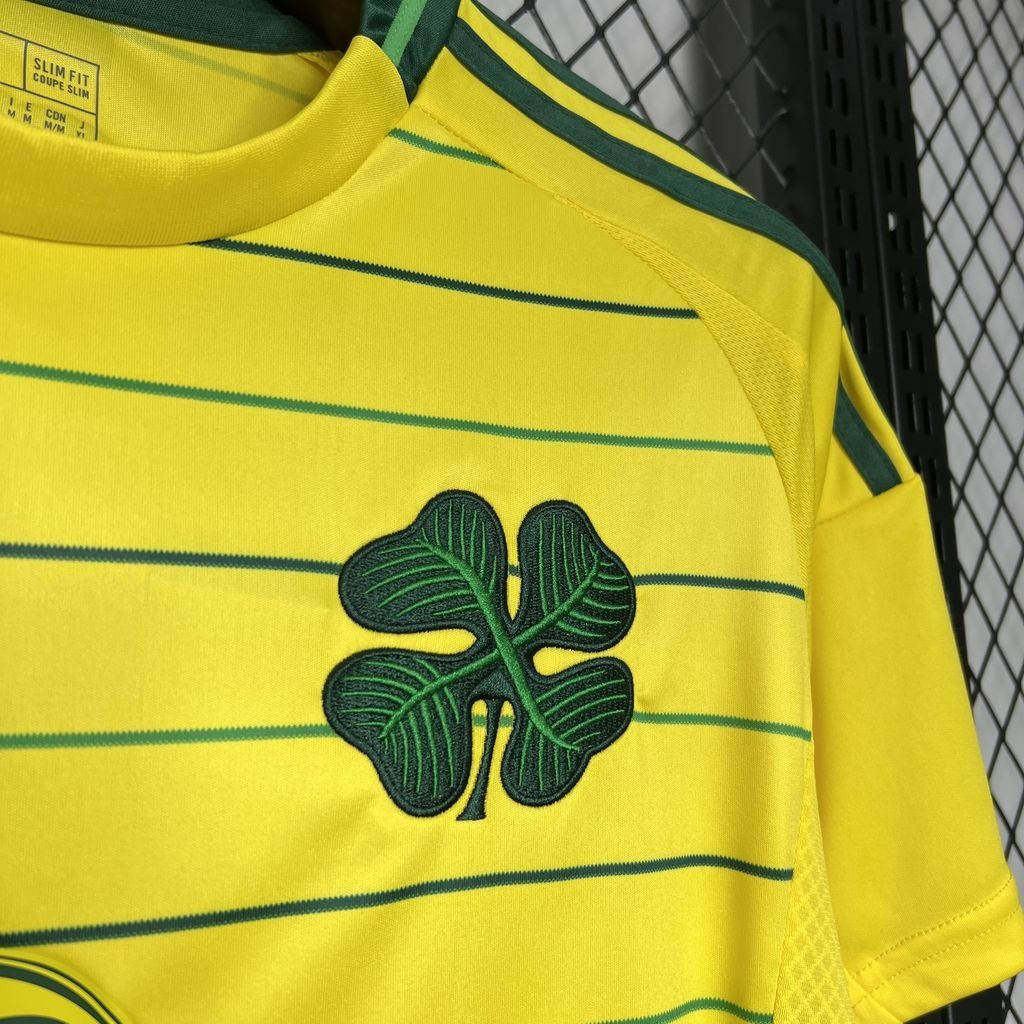 Celtic Soccer Jersey Away Custom Shirt 2024/25 - ujerseystore